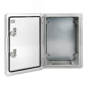 Бокс пластиковый с монтажной платой прозр. дверь 350х250х150 мм IP65 PROxima - EKF