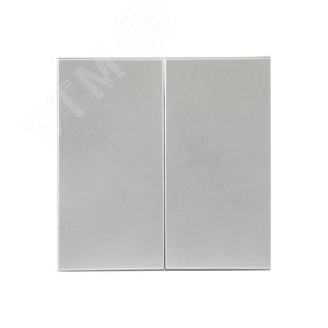 Валенсия лицевая панель выключателя 2-кл. 10А сталь 2