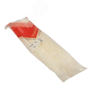 Хомут P6.6 стандартный белый 8.8x400 (100шт) FlexLock PROxima (plc-fl-ctsw-8.8x400) 3