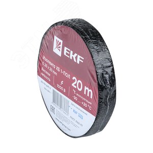Изолента ХБ 1-ПОЛ 20мм/20м (250г) EKF PROxima (plc-hb-pol1-6) - фото 2