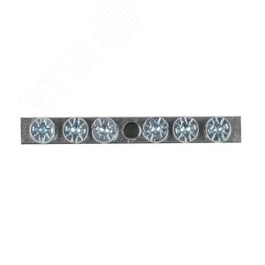 Шина PEN ноль-земля (6x9мм) 6 отв. цинк крепеж по центру 2