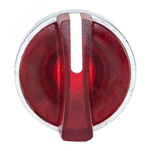 Механизм переключателя исполнительный XB4 красный на 2 положения возвратный без фиксации с подсветкой с короткой ручкой PROxima 2