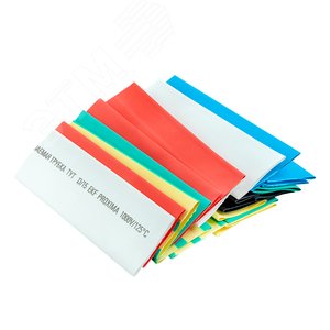 Трубка термоусаживаемая ТУТ нг 20/10 (7 цветов по 3шт) 100мм PROxima 3