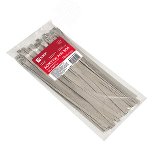 Хомут AISI 304 из нержавеющей стали, 12x360 (100 шт.) FlexLock PROxima (plc-fl-tss-304-12x360) 2