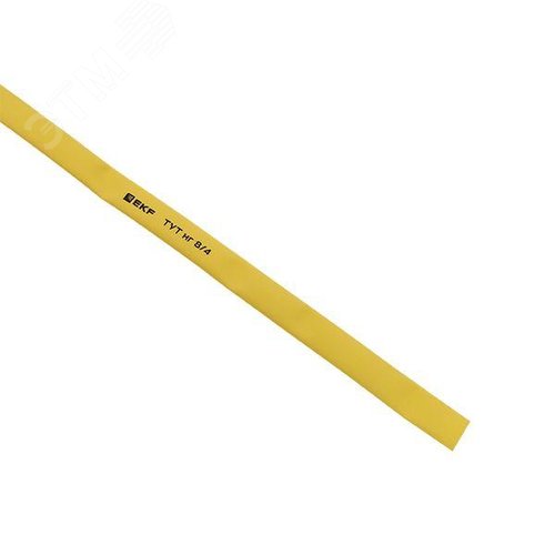 Трубка термоусаживаемая ТУТ нг 8/4 желтая рулон PROxima 5