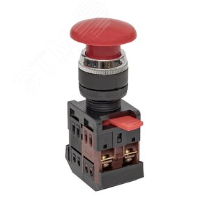 Кнопка красная AEA-22 Гриб NO+NC (pbn-aea-r) - EKF