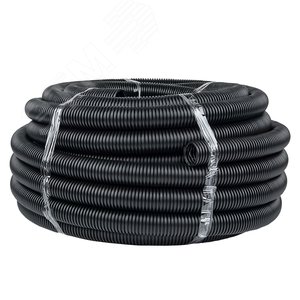 Труба гофрированная ПНД с зондом d40мм(25м) Plast PROxima