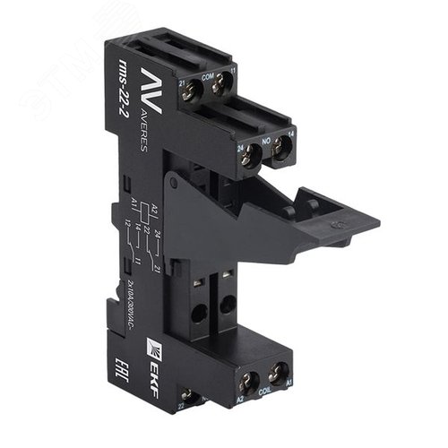 Разъем для реле РM slim 22/2 AVERES - EKF