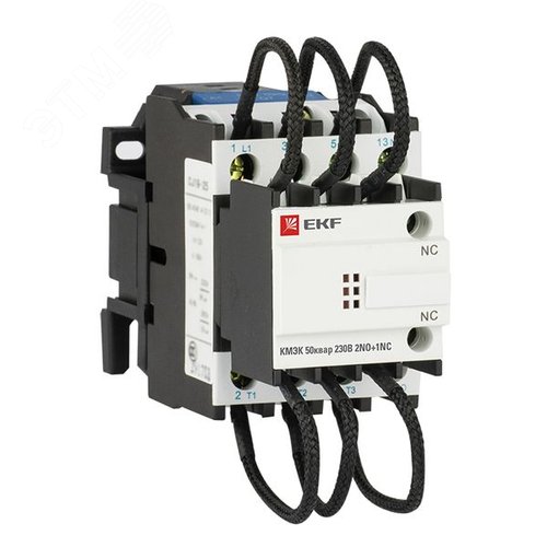 Контактор для конденсатора КМЭК 50квар 230В 2NО+1NC PROxima - EKF