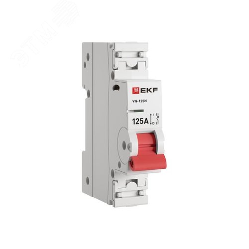 Выключатель нагрузки (ВН) однополюсный 1P 125А ВН-125N S1251125 PROXIMA EKF - EKF