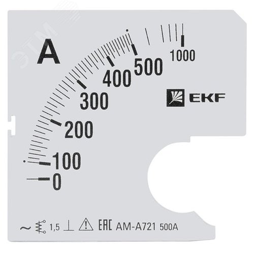 Шкала сменная для A721 500/5А-1,5 PROxima - EKF