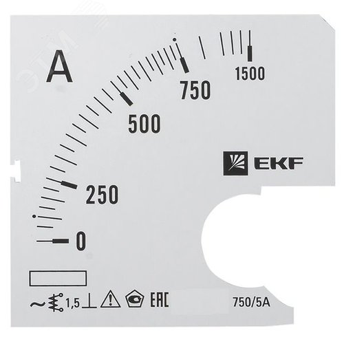 Шкала сменная для A961 750/5А-1,5 PROxima - EKF