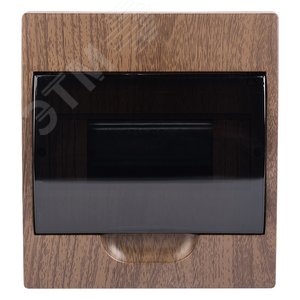 Щит распределительный навесной ЩРН-П- 8 темное дерево IP41 PROxima 2