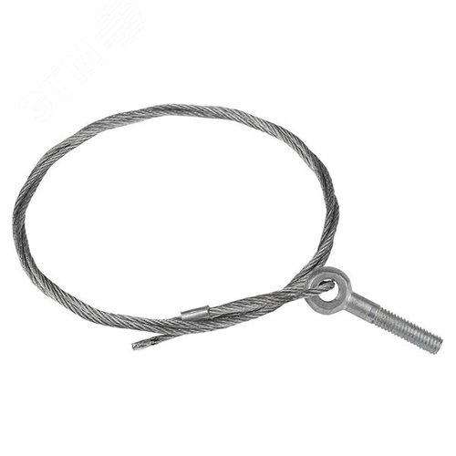 Трос стальной с рым-болтом М6 L=3м (2мм) - EKF