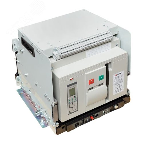 ВА-45 3200/2500А 3P 100кА выкат., корзина, гориз., ETU(220В AC) LCD ModBus-RTU, мп/нр/вкл.к.(220В AC), ав/доп. 1CO/1NC,1NO,4CO|mccb45-3200-2500v-v2|EK - фото 6