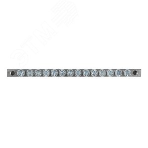 Шина PEN 'ноль-земля' (6x9мм) 14 отв. цинк креп еж по краям ' 2