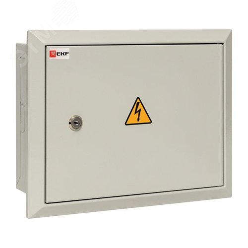 Щит распределительный встраиваемый ЩРв-12з IP31 2 0х340х120 с замком - фото 3
