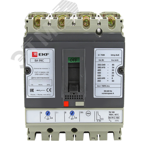 Выключатель автоматический ВА-99C(Compact NS) 250/250А 3P+N 45кА