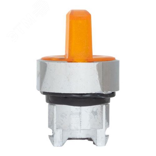 Механизм переключателя исполнительный XB4 желтый на 3 положения возвратный без фиксации с подсветкой с короткой ручкой PROxima 6