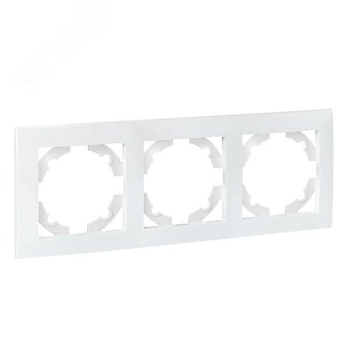 Валенсия Рамка 3-местная жемчуг