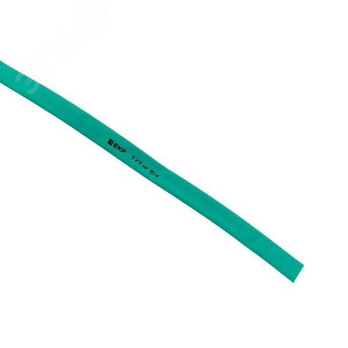 Трубка термоусаживаемая ТУТ нг 8/4 зелёная рулон PROxima 5