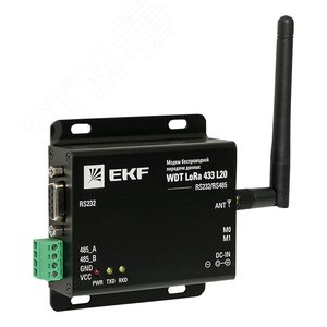 Модем беспроводной передачи данных WDT LoRa 433 L20 PROxima | wdt-L433-20 | EKF - EKF