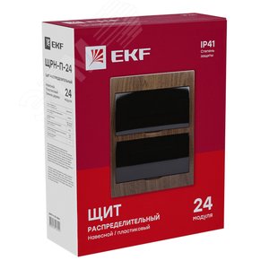 Щит распределительный навесной ЩРН-П-24 темное дерево IP41 PROxima 3