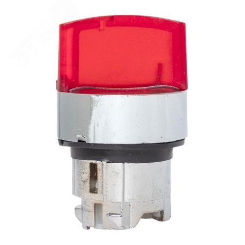 Механизм переключателя исполнительный XB4 красный на 2 положения возвратный без фиксации с подсветкой с короткой ручкой PROxima 3
