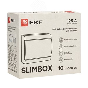 Щит распределительный ЩРН-П-10 ''SlimBox'' белая дверца IP41 PROxima 2