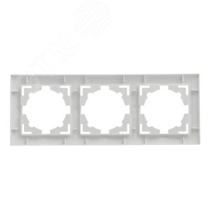 Валенсия рамка 3-местная белая 2