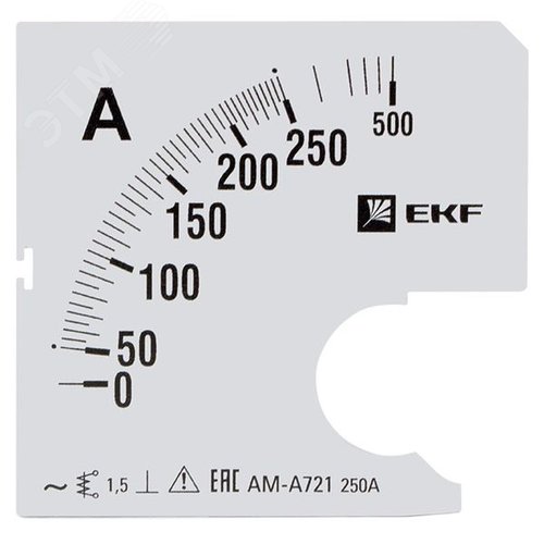 Шкала сменная для A721 250/5А-1,5 PROxima - EKF