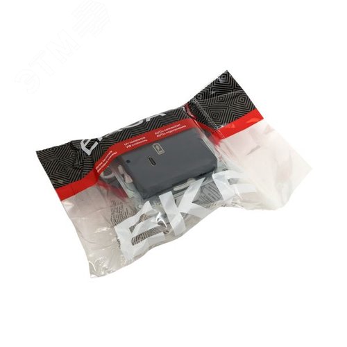 Механизм розетки USB-С  быстрая  графит Эпика EKF - фото 10