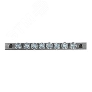 Шина PEN ноль-земля (6x9мм) 8 отв. цинк крепеж по краям 2