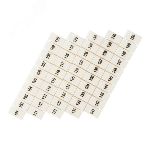 Маркеры для ST 1,5 с нумерацией 100-150 (100 шт.) EKF