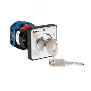 Переключатель кулачковый ПК-1-112 10А 2P '0-1' с ключом