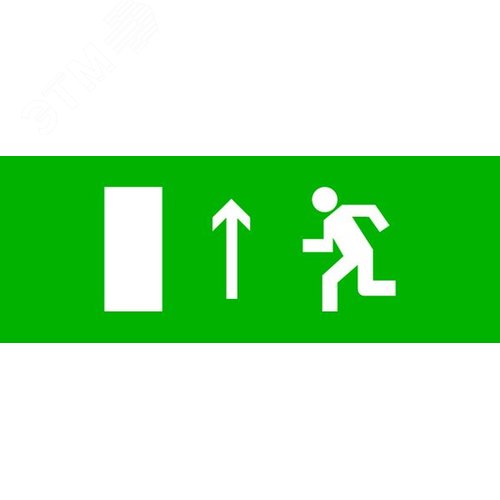 "Пиктограмма ""Направление прямо"" 320х120мм (для EXIT, SAFEWAY-40) EKF" - EKF
