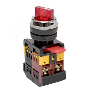 Переключатель кулачковый двухполюсный ANC-22 красный с подсветкой 220В NO+NC IP40 (psw-ans-2p-r-220)