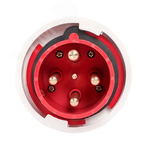 Вилка кабельная 63А 3Р+Е IP67 переносная 380В 034 3