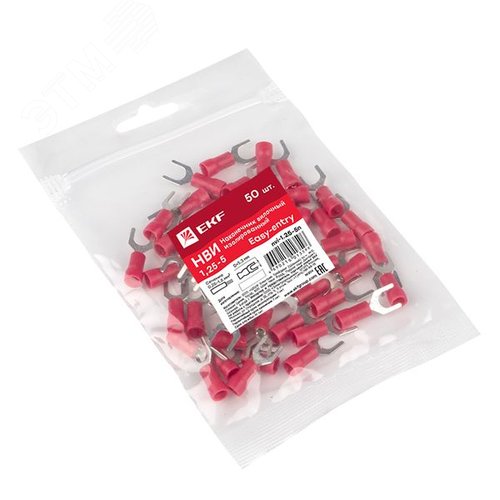 Наконечник вилочный изолированный НВИ 1.25-5 (50шт) - фото 3