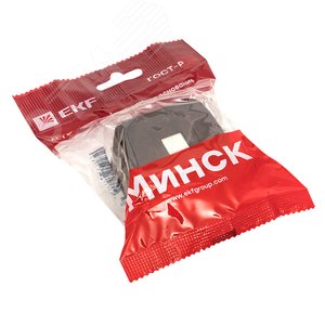 Розетка Phone 1-местная ОП Минск темное дерево 2