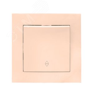 Валенсия выключатель 1-кл. 10А кремовый проходной