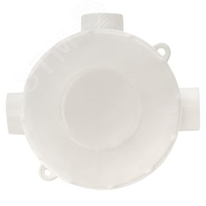 Коробка распаячная КМР-040-040 трехрожковая белая (70х35) PROxima 2
