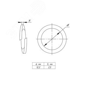 Шайба гровер M12 2