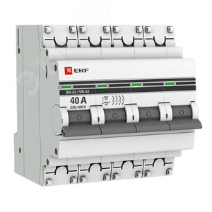 Выключатель нагрузки 4п ВН-63 40А PROxima (SL63-4-40-pro)