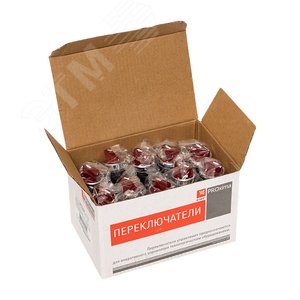 Переключатель кулачковый двухполюсный ANC-22 красный с подсветкой 220В NO+NC IP40 (psw-ans-2p-r-220) 2