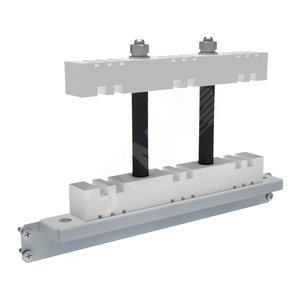 Шинодержатель 3Р стационарный для горизонтальных  шин 5/10 мм EKF AVERES (ABSF3P)