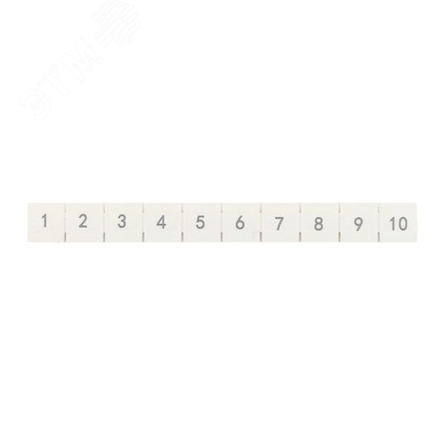 Маркировка для клемм 10/16/35/90 UT 1-50 (100 шт) - фото 3