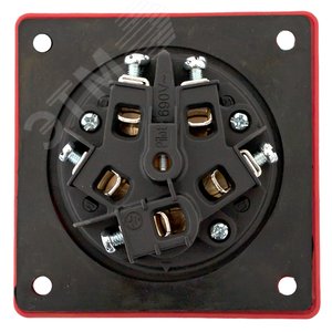 Розетка стационарная внутренняя 3352 3Р+РЕ+N 63А 380В IP67 PROxima 4