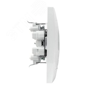 Валенсия розетка 2-местная б/з 10А белая с защ. штор. 3