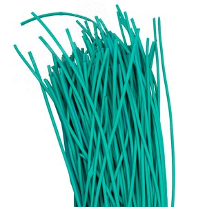 Трубка термоусаживаемая ТУТ нг 2/1 зеленая в отрезках по 1м PROxima